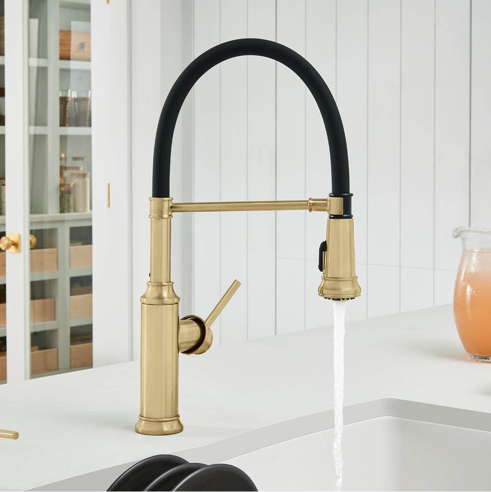 Empressa Semi-Pro Pull-Down Dual-Spray Kitchen Faucet - Chrome