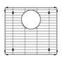 Blanco - Stainless Steel Sink Grid for Ikon 60/40 Sink - Large Bowl - Stainless Steel