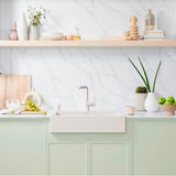 Vintera SILGRANIT 30'' Single Bowl Apron-Front Farmhouse Sink - Soft White