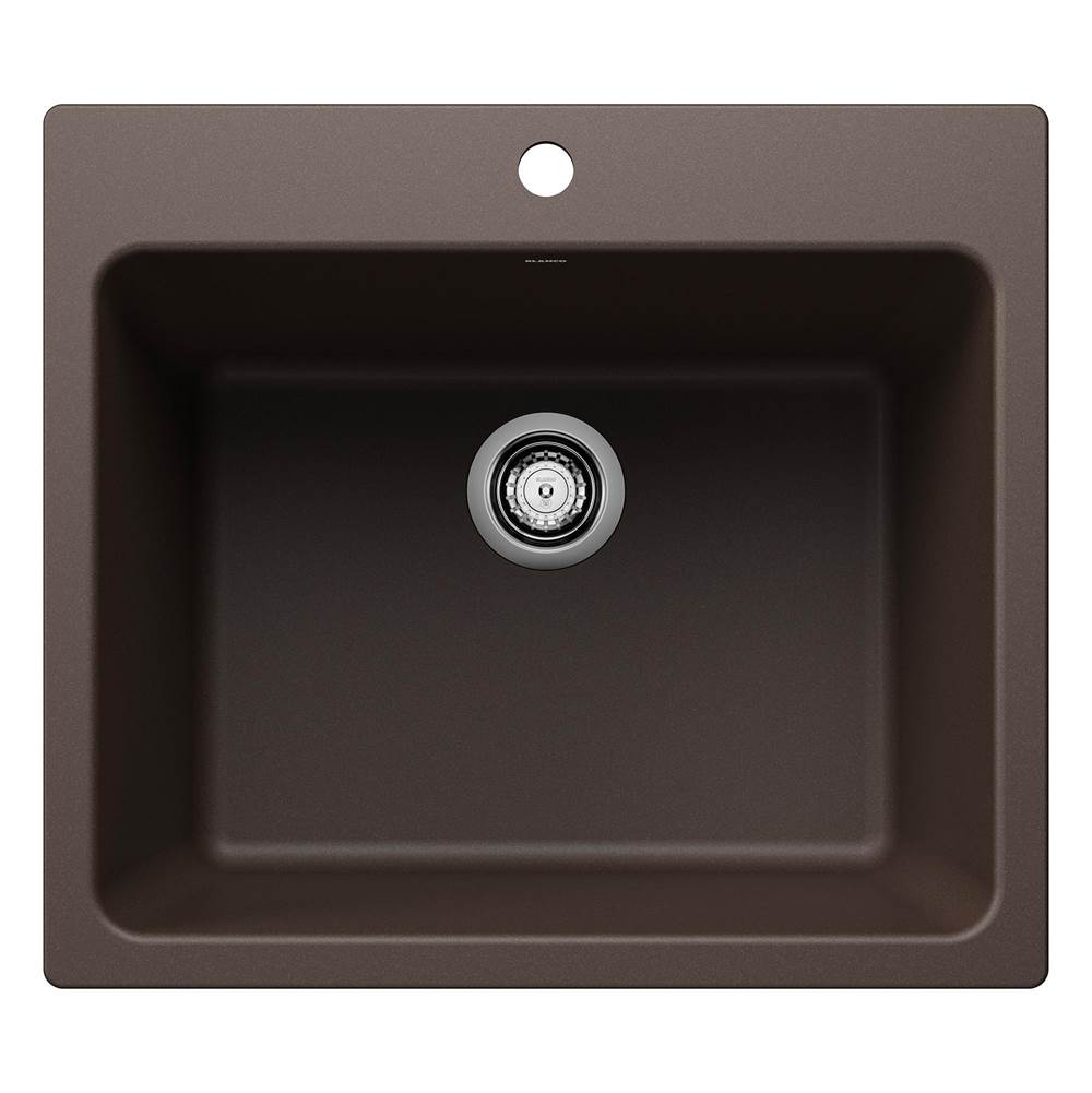 Blanco - Liven SILGRANIT 25'' Single Bowl Dual Mount Laundry Sink - Cafe - Cafe