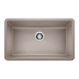 Blanco - Precis SILGRANIT 32'' Super Single Undermount Kitchen Sink - Truffle - Truffle