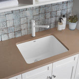 Liven SILGRANIT 25'' Single Bowl Dual Mount Laundry Sink - Anthracite
