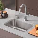 Stellar 28'' Single Bowl Undermount Stainless Steel Kitchen Sink