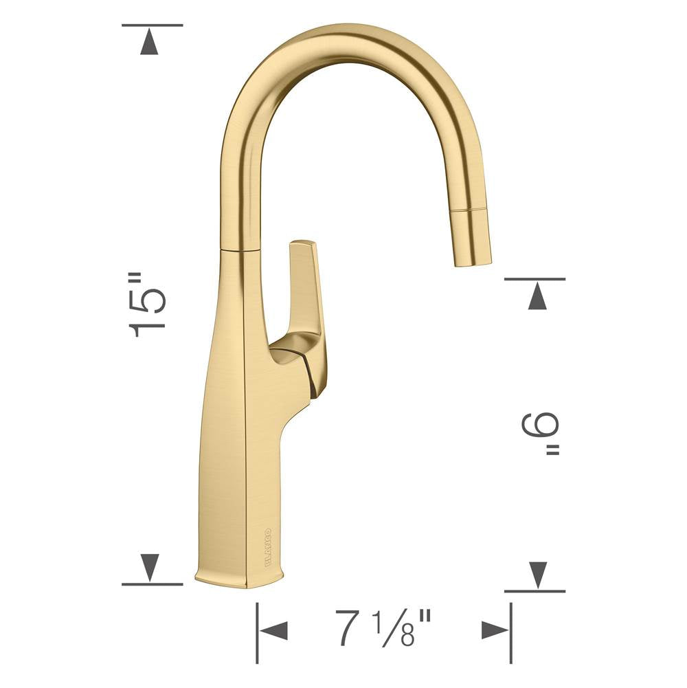Rivana Pull-Down Bar Faucet - Chrome