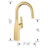 Rivana Pull-Down Bar Faucet - Chrome