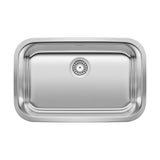 Blanco - Stellar 28'' Single Bowl Undermount Stainless Steel ADA Kitchen Sink - Brushed