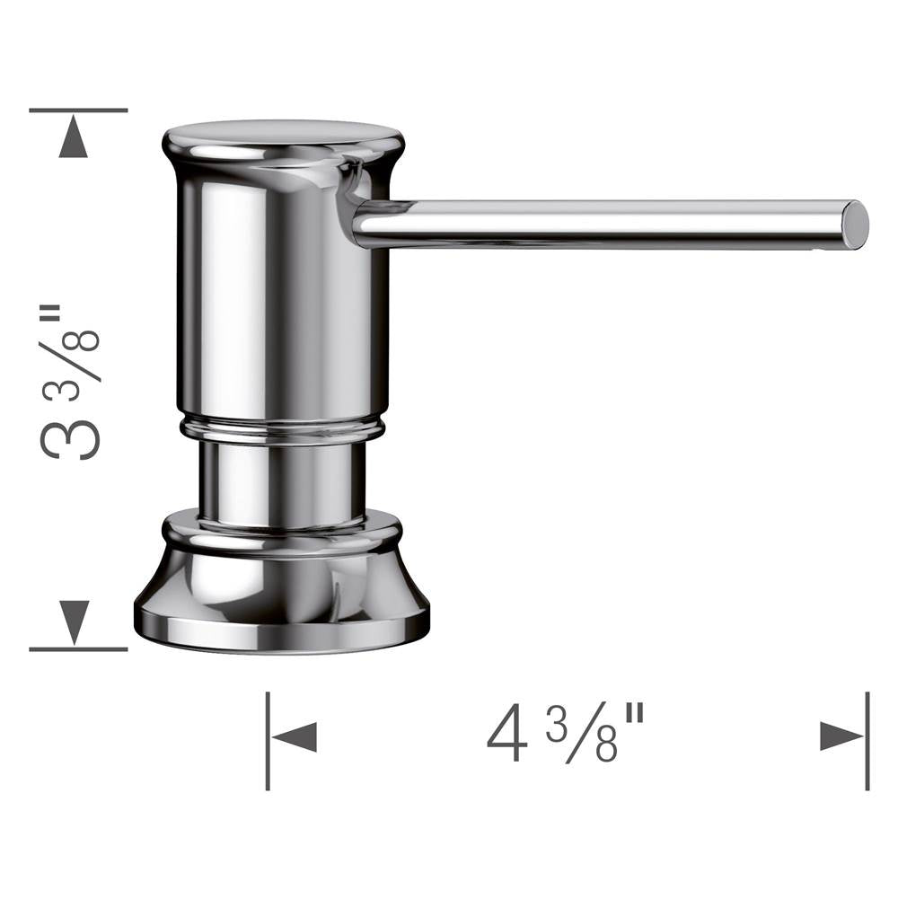 Empressa Soap Dispenser - Chrome