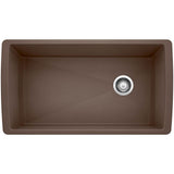 Blanco - Diamond SILGRANIT 33'' Super Single Undermount Kitchen Sink - Cafe - Cafe