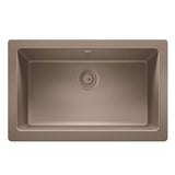 Color-Coordinated Metal Disposal Flange - White