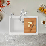 Vintera SILGRANIT 30'' Single Bowl Apron-Front Farmhouse Sink - Anthracite
