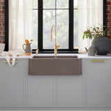 Ikon SILGRANIT 33'' Single Bowl Apron-Front Farmhouse Sink - Soft White