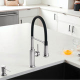 Empressa Semi-Pro Pull-Down Dual-Spray Kitchen Faucet - Chrome