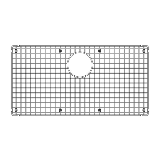Blanco - Stainless Steel Sink Grid for Quatrus 32'' Single Bowl Sinks - Stainless Steel