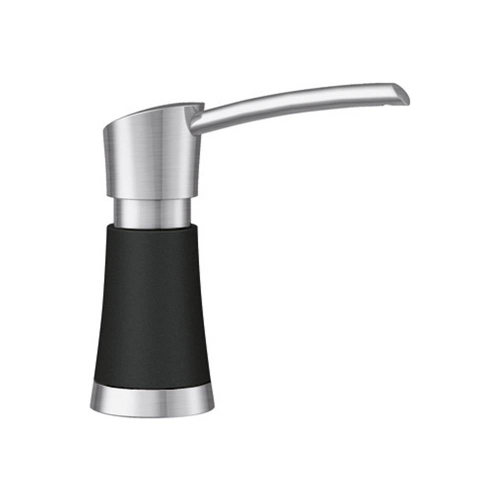 Blanco - Artona Soap Dispenser - PVD Steel/Coal Black - Pvd Steel With Coal Black