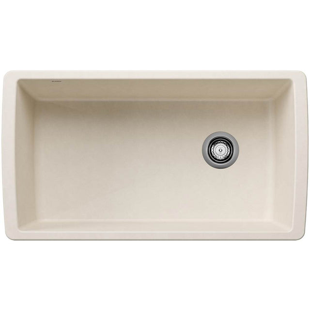 Blanco - Diamond SILGRANIT 33'' Super Single Undermount Kitchen Sink - Soft White - Soft White