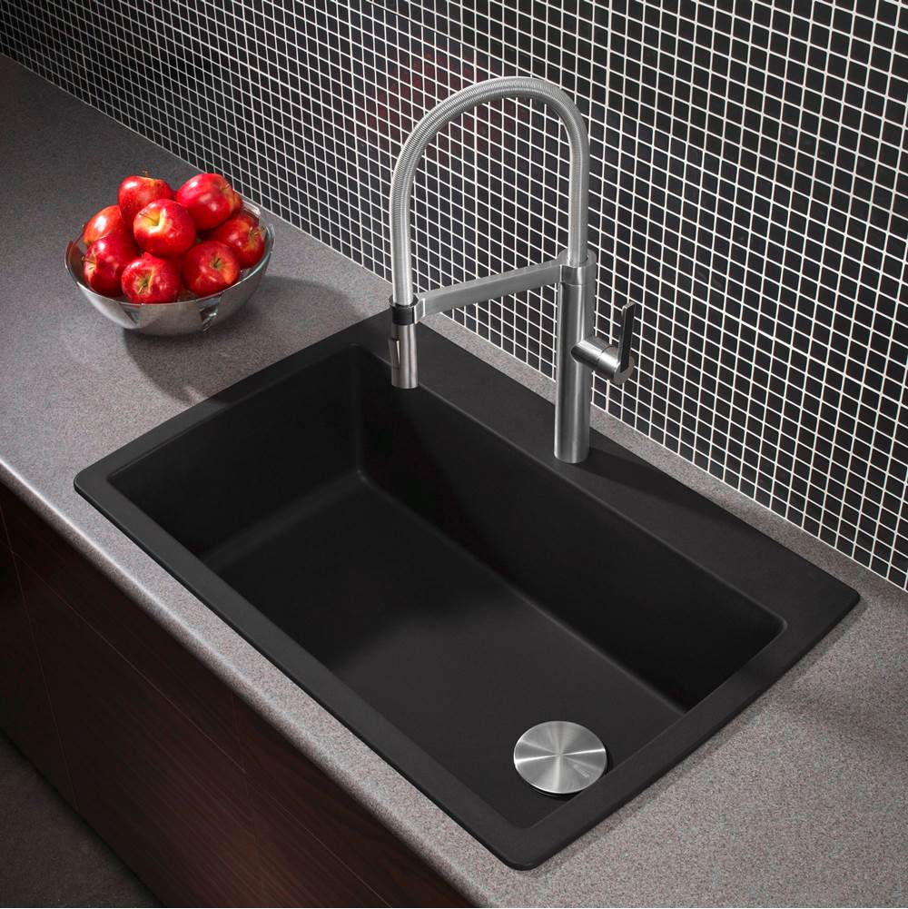 Diamond SILGRANIT 33.5'' Super Single Dual Mount Kitchen Sink - Cafe