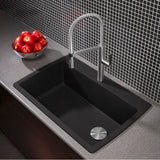 Diamond SILGRANIT 33.5'' Super Single Dual Mount Kitchen Sink - Cafe