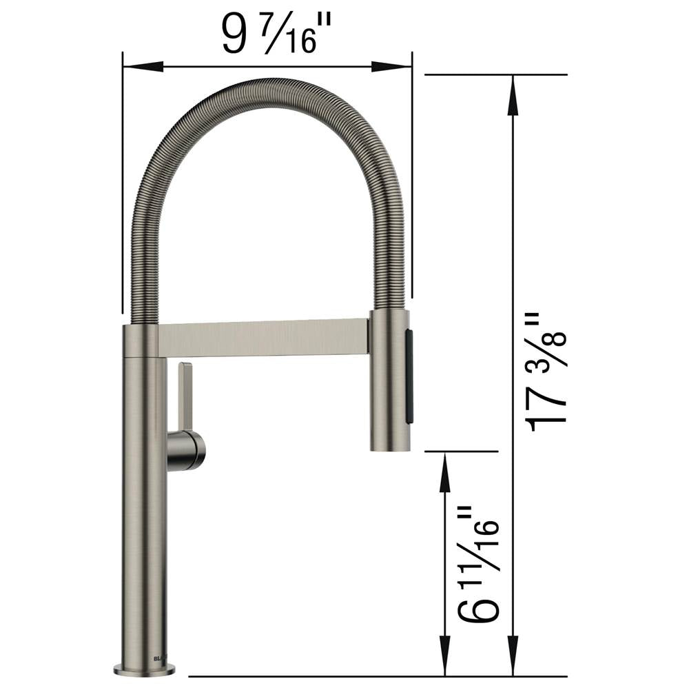 Culina II Mini 1.5 GPM - Satin Platinum