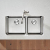 Formera 33'' 60/40 Double Bowl Undermount Stainless Steel Kitchen Sink