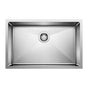 Blanco - Quatrus R15 28'' Single Bowl Undermount Stainless Steel Kitchen Sink - Satin Polish