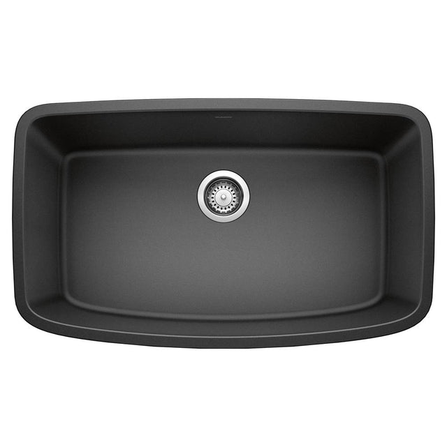 Blanco - Valea SILGRANIT 32'' Super Single Undermount Kitchen Sink - Anthracite - Anthracite