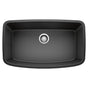 Blanco - Valea SILGRANIT 32'' Super Single Undermount Kitchen Sink - Anthracite - Anthracite