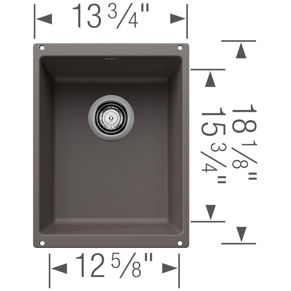 Precis SILGRANIT 13'' Undermount Bar Sink - Soft White