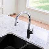 Urbena Pull-Down Dual-Spray Kitchen Faucet - Chrome