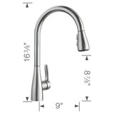 Atura Pull-Down Dual-Spray Kitchen Faucet - Chrome