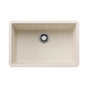 Blanco - Precis SILGRANIT 27'' Single Bowl Undermount Kitchen Sink - Soft White - Soft White