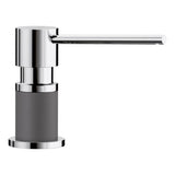 Blanco - Lato Soap Dispenser - Chrome/Cinder - Chrome With Cinder