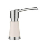 Blanco - Artona Soap Dispenser - PVD Steel/Soft White - Pvd Steel With Soft White