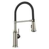 Blanco - Empressa Semi-Pro 1.5 GPM - Satin Platinum - Satin Platinum