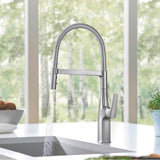 Rivana Semi-Pro Pull-Down Dual-Spray Kitchen Faucet - Chrome