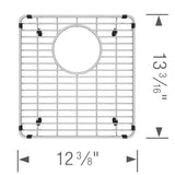 Stainless Steel Sink Grid for Vintera 50/50 Sink