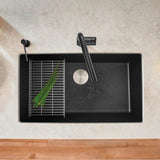 Precis SILGRANIT 32'' Super Single Undermount Kitchen Sink - Cafe