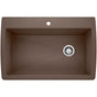 Blanco - Diamond SILGRANIT 33.5'' Super Single Dual Mount Kitchen Sink - Cafe - Cafe