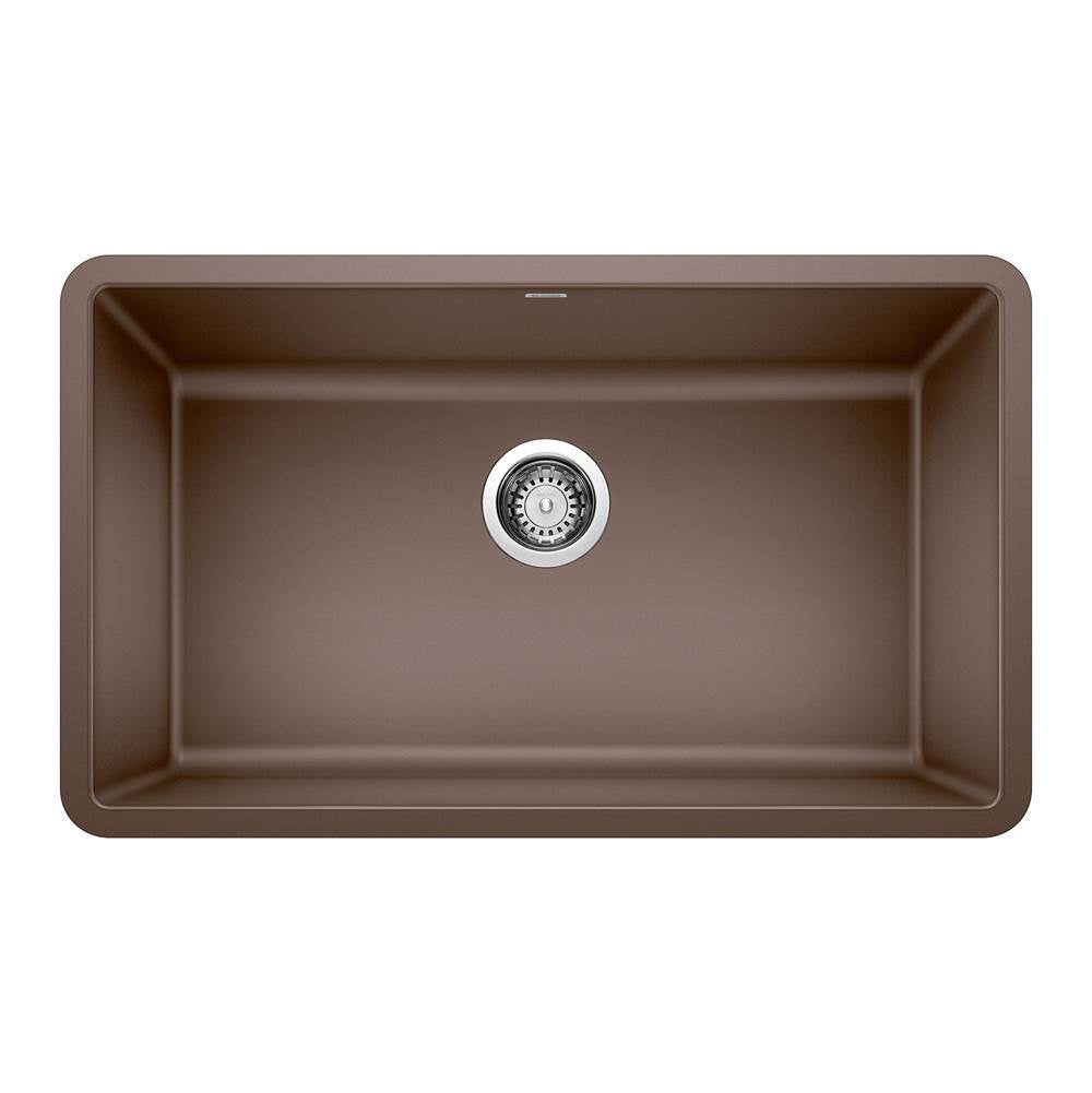 Blanco - Precis SILGRANIT 30'' Single Bowl Undermount Kitchen Sink - Cafe - Cafe