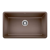 Blanco - Precis SILGRANIT 30'' Single Bowl Undermount Kitchen Sink - Cafe - Cafe