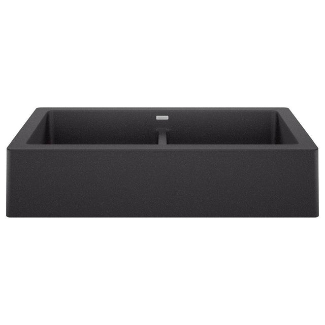Blanco - Vintera SILGRANIT 33'' Double Bowl Apron-Front Farmhouse Sink - Anthracite - Anthracite