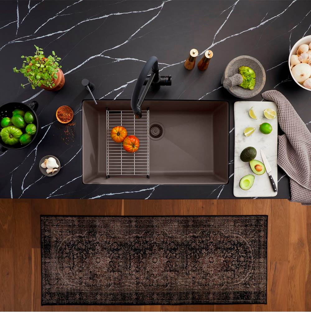 Precis SILGRANIT 30'' Single Bowl Undermount Kitchen Sink - Soft White