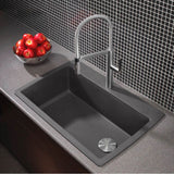 Diamond SILGRANIT 33.5'' Super Single Dual Mount Kitchen Sink - Cafe