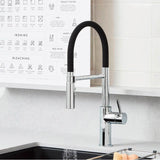Catris Flexo Semi-Pro Pull-Down Dual-Spray Kitchen Faucet - Chrome