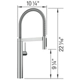 Culina II 1.5 GPM - Satin Platinum
