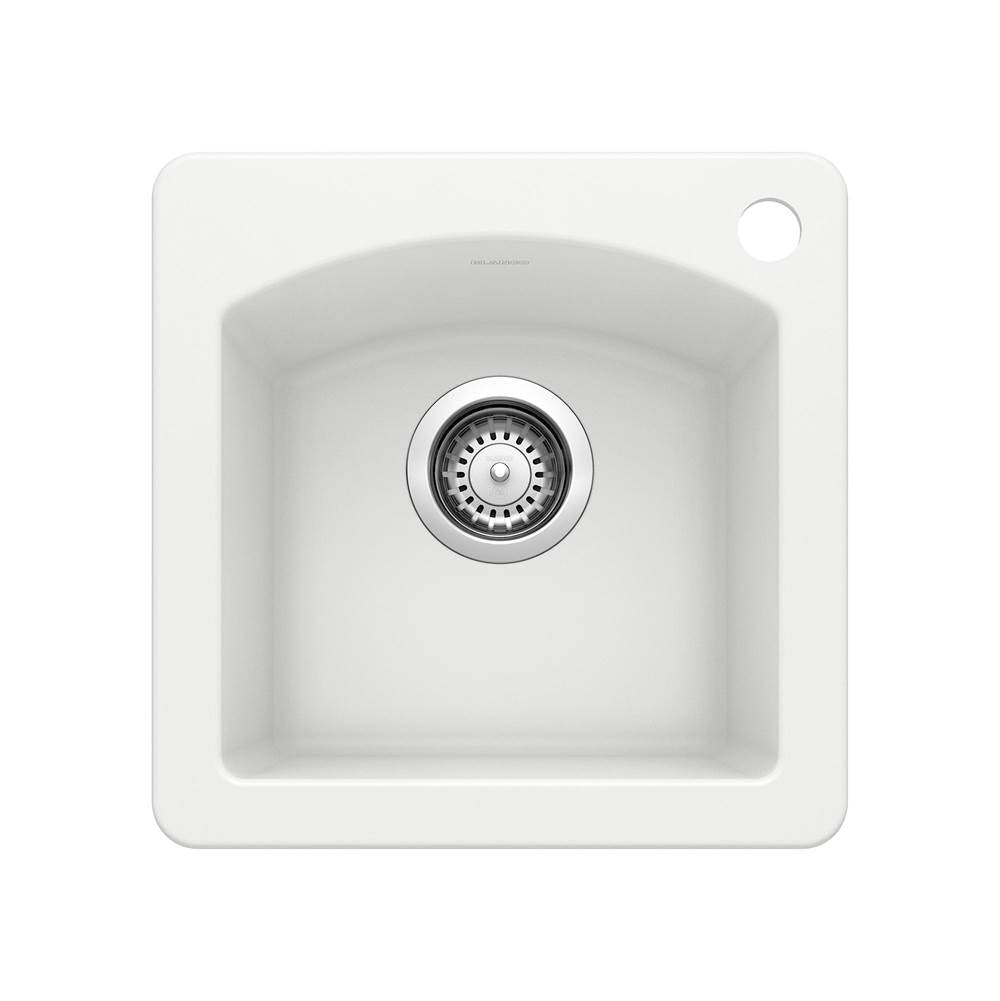 Blanco - Diamond SILGRANIT 15'' Dual Mount Bar Sink - White - White