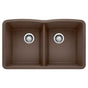 Blanco - Diamond SILGRANIT 32'' 50/50 Double Bowl Undermount Kitchen Sink - Cafe - Cafe