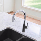 Urbena Pull-Down Dual-Spray Kitchen Faucet - Chrome