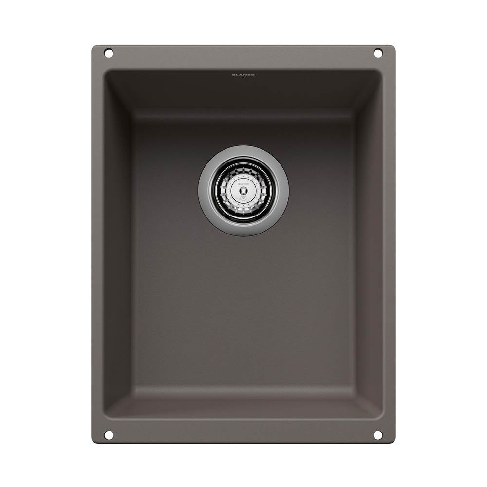 Blanco - Precis SILGRANIT 13'' Undermount Bar Sink - Volcano Gray - Volcano Gray