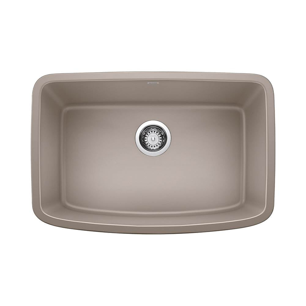 Blanco - Valea SILGRANIT 27'' Single Bowl Undermount Kitchen Sink - Truffle - Truffle