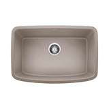 Blanco - Valea SILGRANIT 27'' Single Bowl Undermount Kitchen Sink - Truffle - Truffle